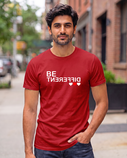 Be Different Stylish Men's Classic Crew T-Shirt