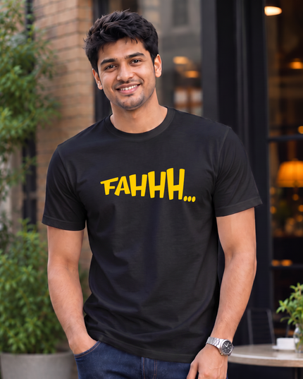 FAHHH Statement Graphic Classic Crew T-Shirt