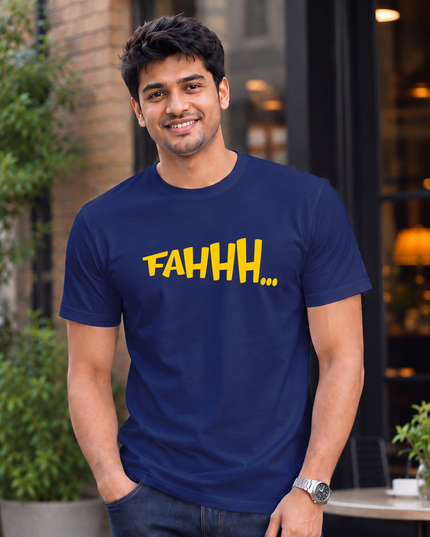 FAHHH Statement Graphic Classic Crew T-Shirt