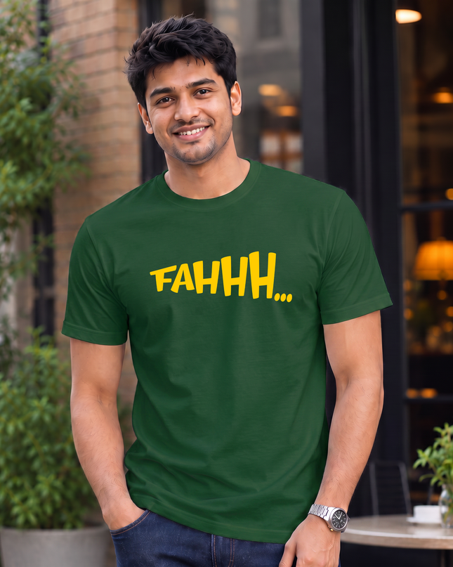 FAHHH Statement Graphic Classic Crew T-Shirt