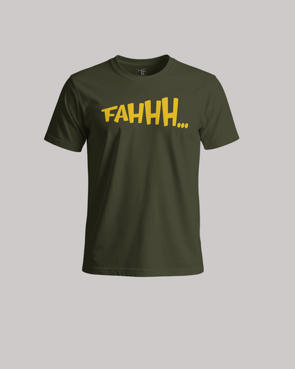 FAHHH Statement Graphic Unisex Classic Crew T-Shirt