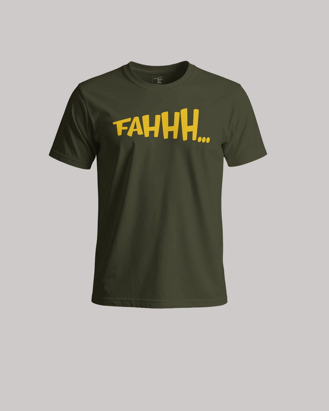 FAHHH Statement Graphic Unisex Classic Crew T-Shirt