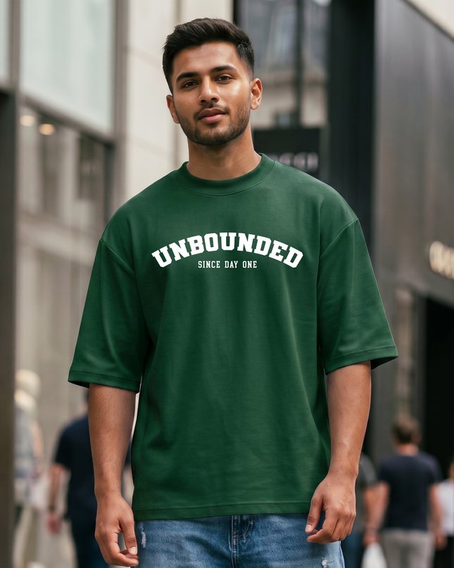 Unbounded Since Day One Stylish Oversized Classic T-Shirt