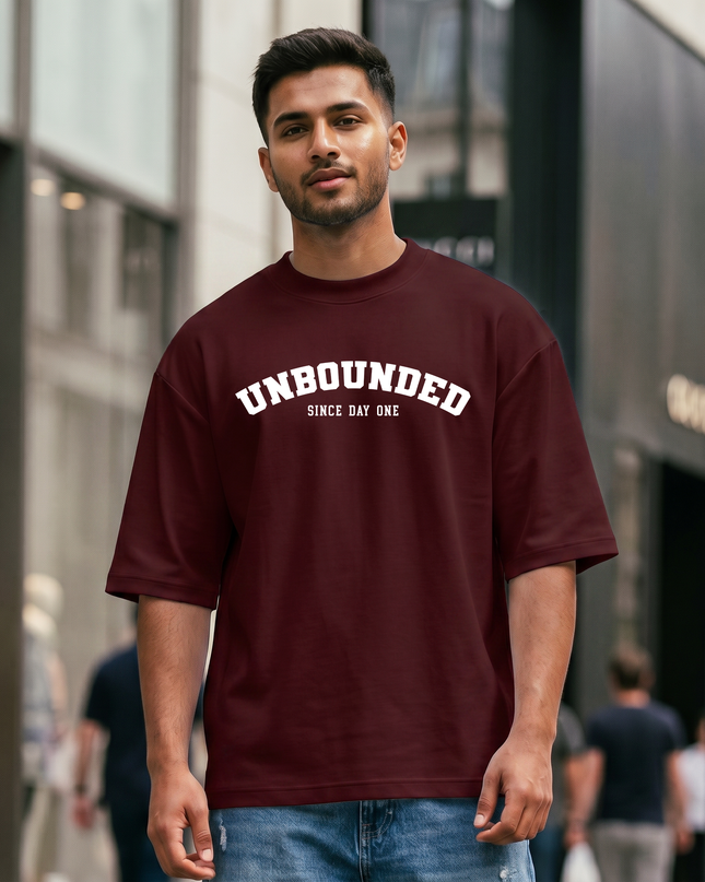 Unbounded Since Day One Stylish Oversized Classic T-Shirt