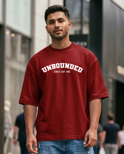 Unbounded Since Day One Stylish Oversized Classic T-Shirt