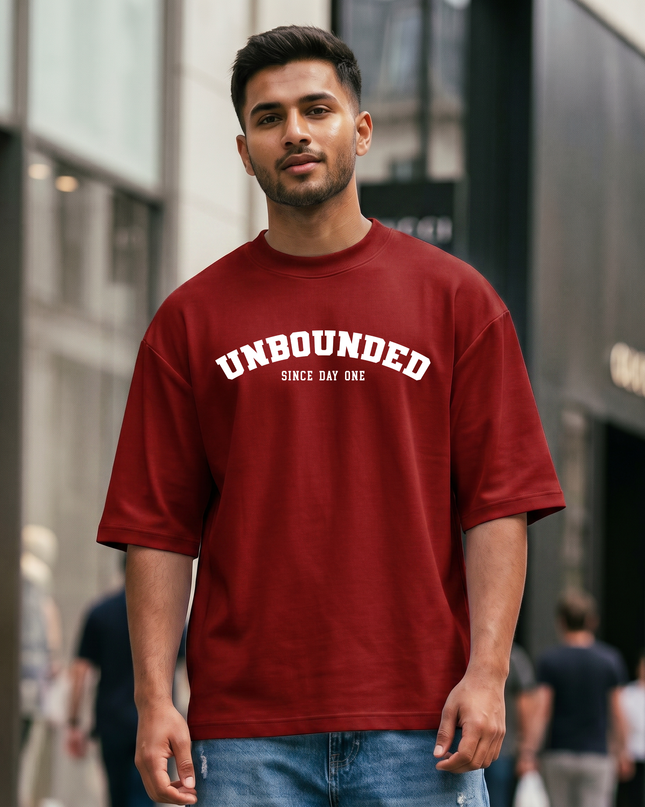 Unbounded Since Day One Stylish Oversized Classic T-Shirt