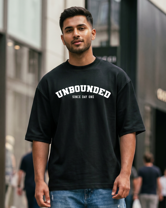 Unbounded Since Day One Stylish Oversized Classic T-Shirt