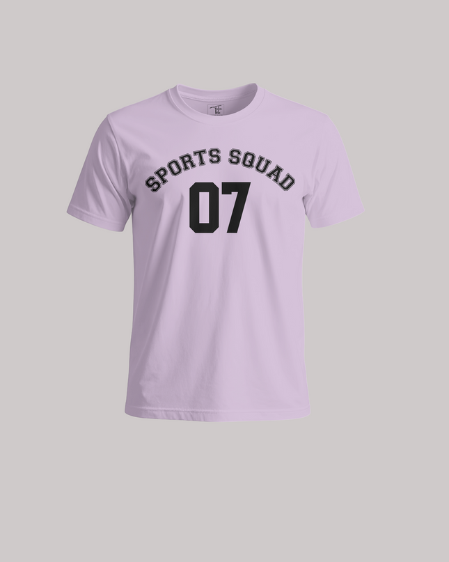 Sports Squad 07 Cotton Unisex Classic Crew T-Shirt