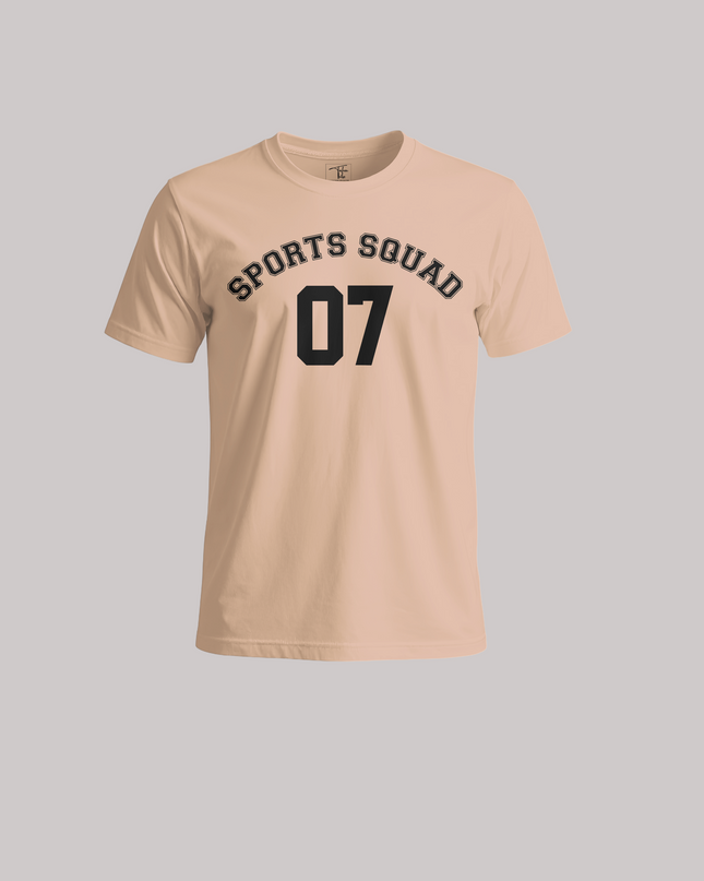Sports Squad 07 Cotton Unisex Classic Crew T-Shirt