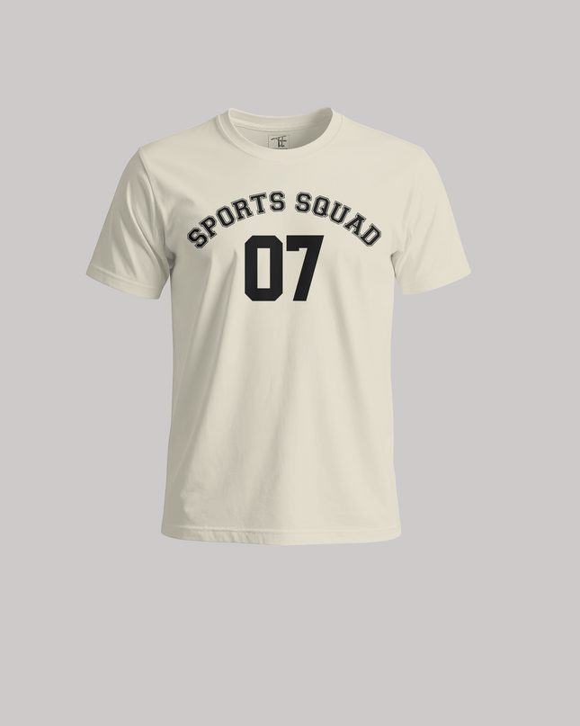 Sports Squad 07 Cotton Unisex Classic Crew T-Shirt