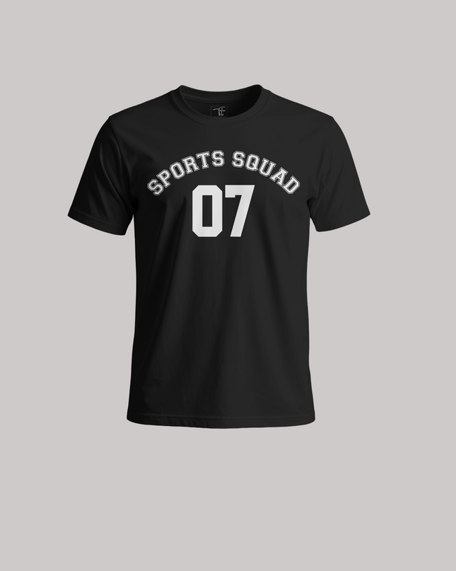 Sports Squad Graphic Unisex Classic Crew T-Shirt