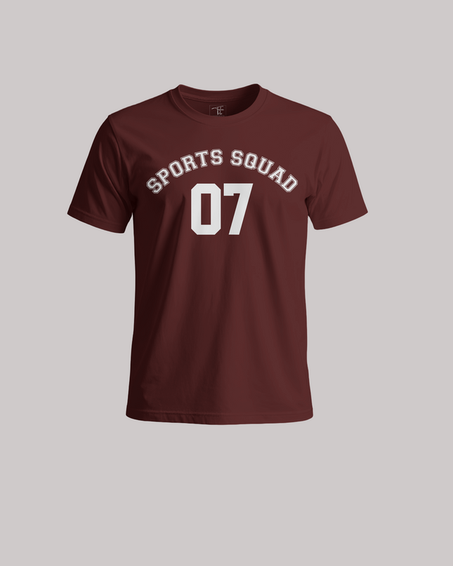 Sports Squad Graphic Unisex Classic Crew T-Shirt