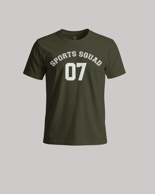 Sports Squad Graphic Unisex Classic Crew T-Shirt