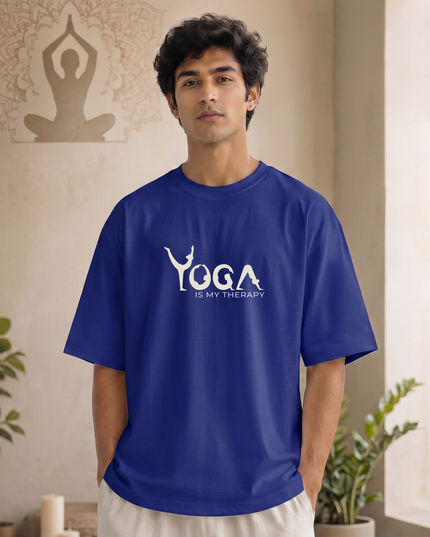 Yoga Is My Therapy Unisex Oversized Classic T-Shirt