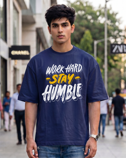 Work Hard Stay Humble Unisex Oversized Classic T-Shirt