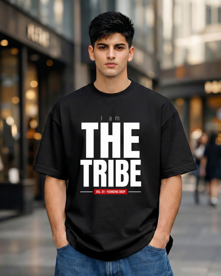 I am The Tribe Unisex Oversized Classic T-Shirt