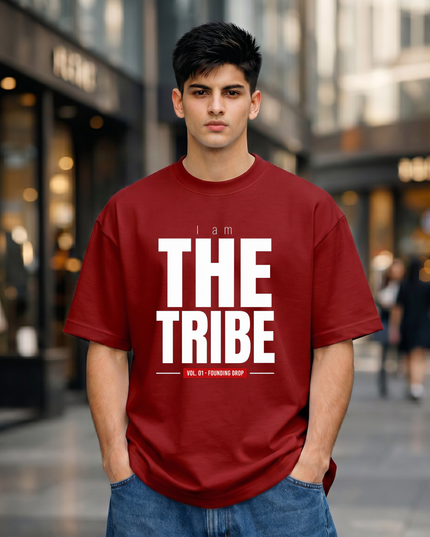 I am The Tribe Unisex Oversized Classic T-Shirt
