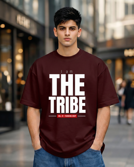 I am The Tribe Unisex Oversized Classic T-Shirt