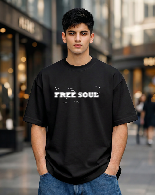 Free Soul Graphic Unisex Oversized Classic T-Shirt