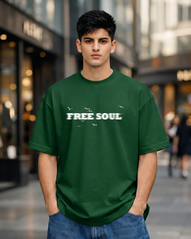 Free Soul Graphic Unisex Oversized Classic T-Shirt