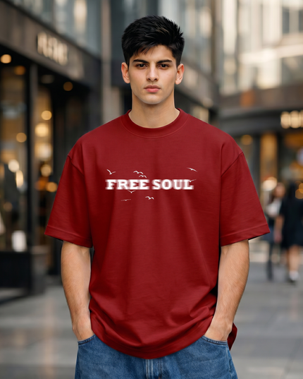 Free Soul Graphic Unisex Oversized Classic T-Shirt