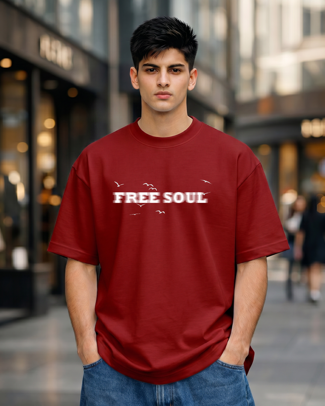 Free Soul Graphic Unisex Oversized Classic T-Shirt