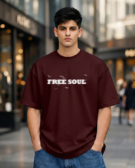 Free Soul Graphic Unisex Oversized Classic T-Shirt