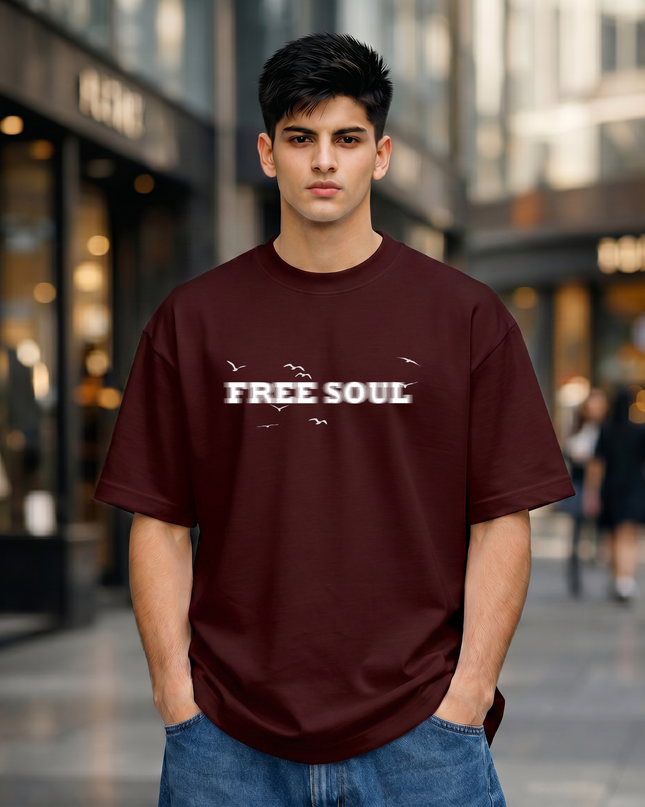 Free Soul Graphic Unisex Oversized Classic T-Shirt