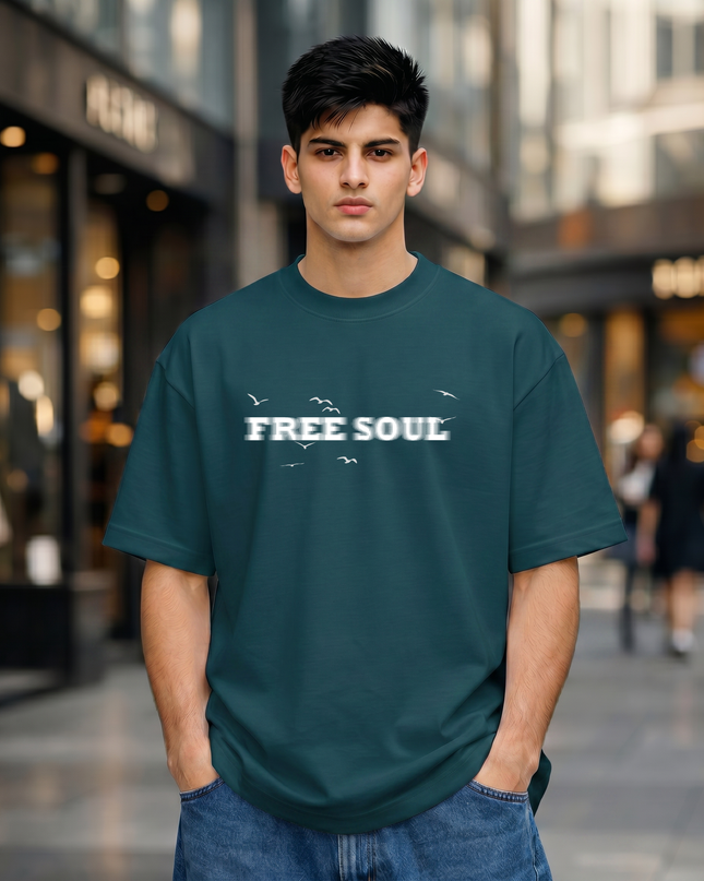 Free Soul Graphic Unisex Oversized Classic T-Shirt