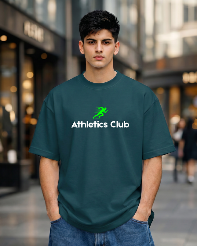 Athletics Club Unisex Oversized Classic T-Shirt