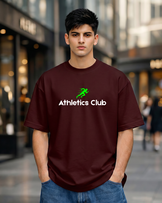 Athletics Club Unisex Oversized Classic T-Shirt