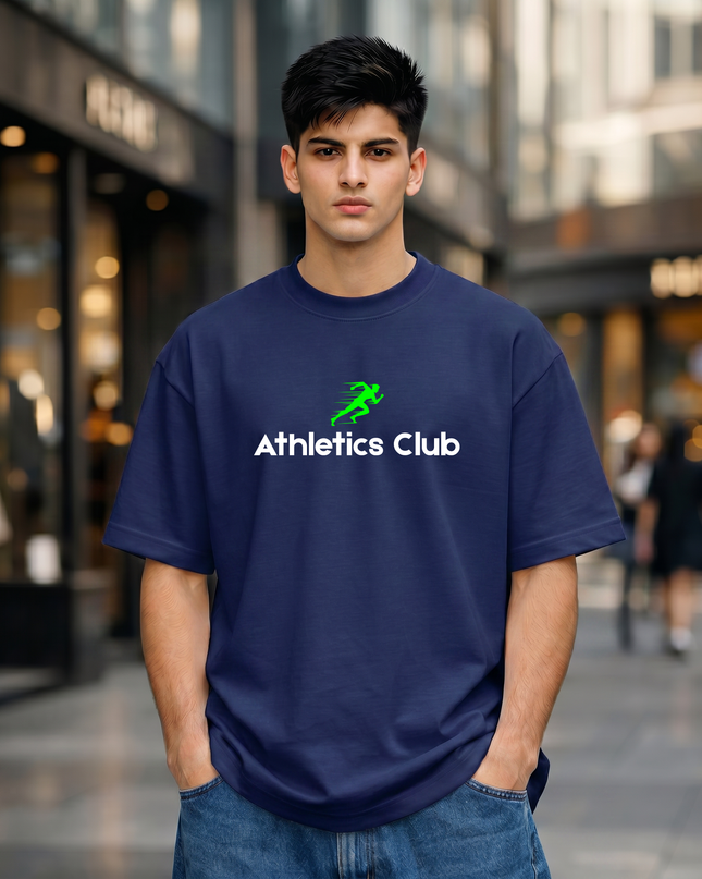 Athletics Club Unisex Oversized Classic T-Shirt