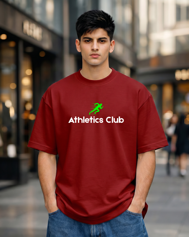 Athletics Club Unisex Oversized Classic T-Shirt