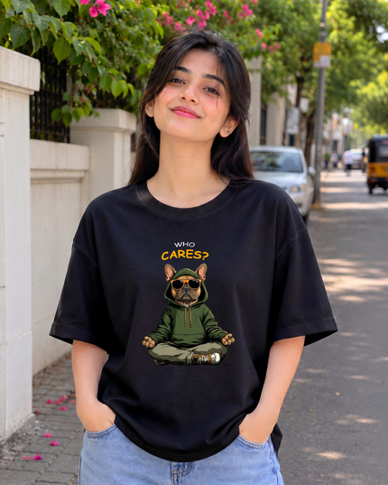 Who Cares Women's Oversized Classic T-Shirt