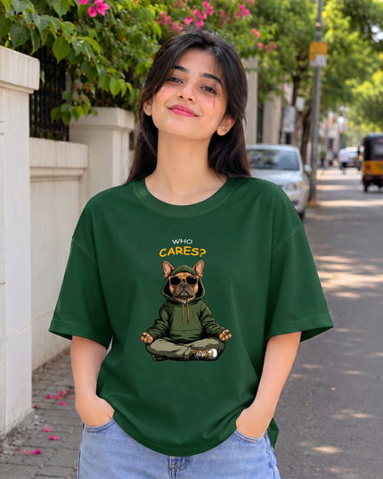 Who Cares Women's Oversized Classic T-Shirt