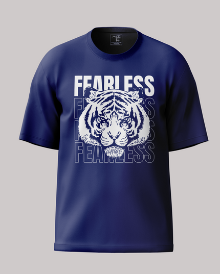 Fearless Tiger Graphic Unisex Oversized Classic T-Shirt