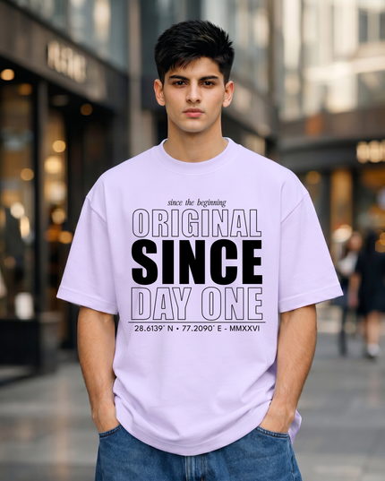 Original Since Day One Stylish Unisex Oversized Classic T-Shirt
