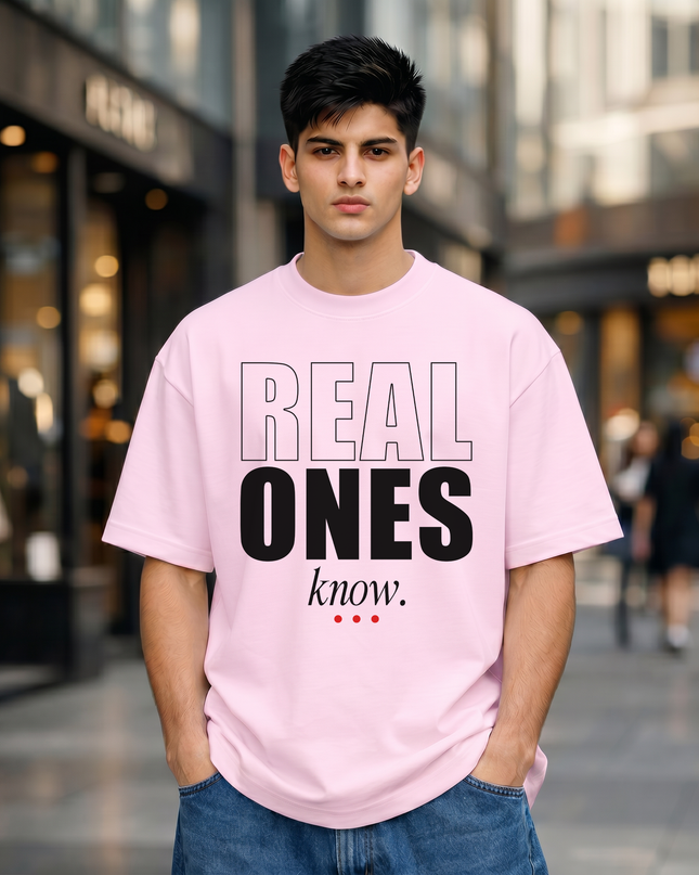 Real Ones Know Unisex Oversized Classic T-Shirt