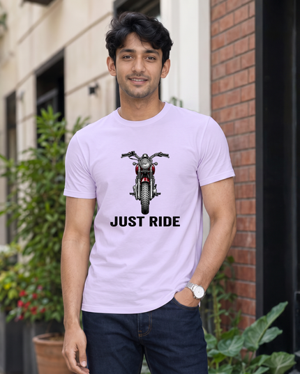 Just Ride Graphic Regular Fit Classic Crew T-Shirt
