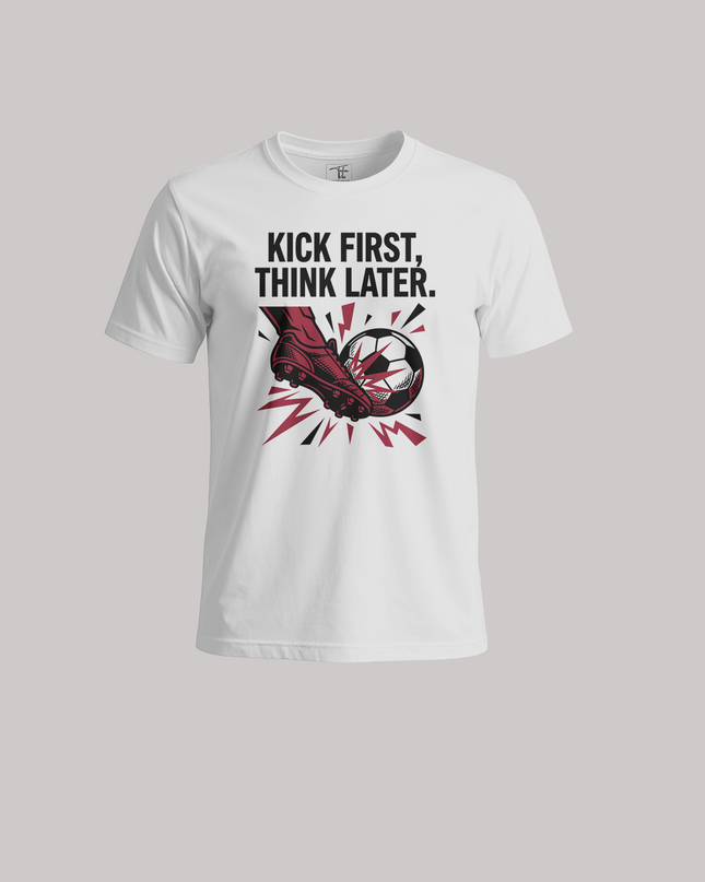 Football Kick First Unisex Classic Crew T-Shirt