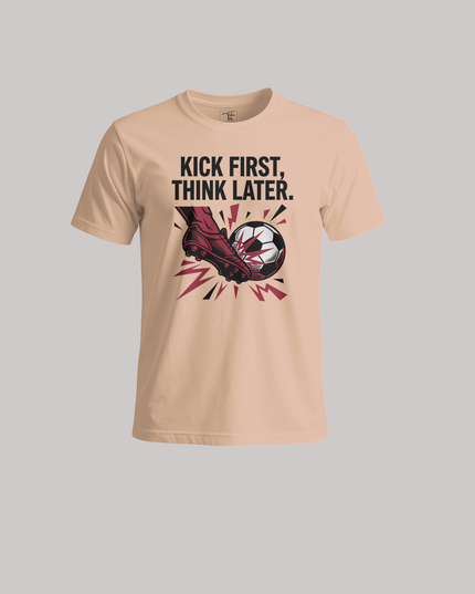 Football Kick First Unisex Classic Crew T-Shirt