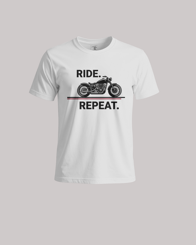 Ride Repeat Unisex Classic Crew T-Shirt