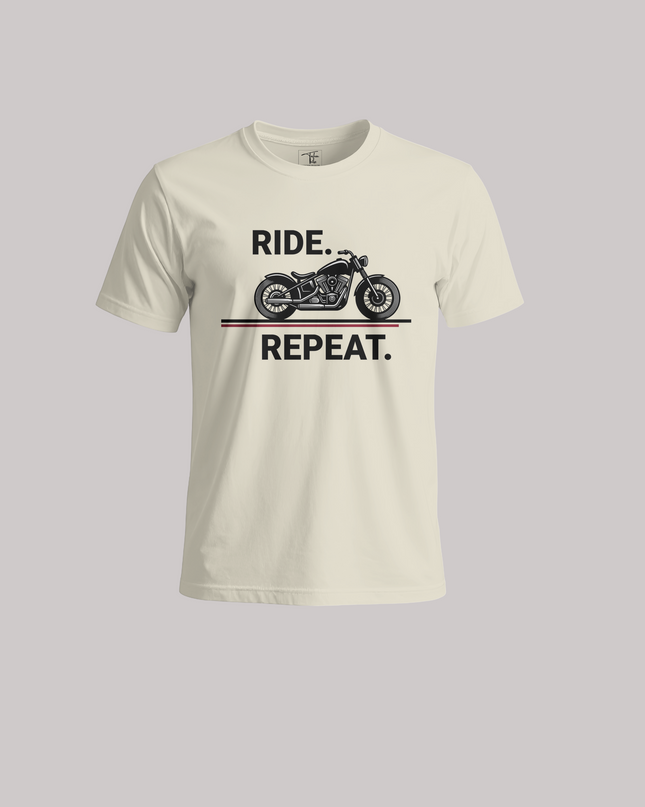 Ride Repeat Unisex Classic Crew T-Shirt