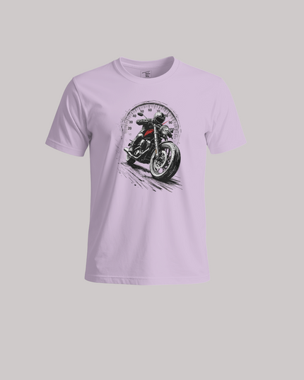 Speedometer Rider Motorcycle Graphic Unisex Classic Crew T-Shirt