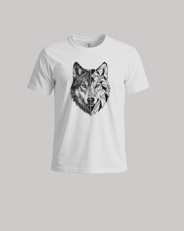 Dual Nature Wolf Unisex Classic Crew T-Shirt