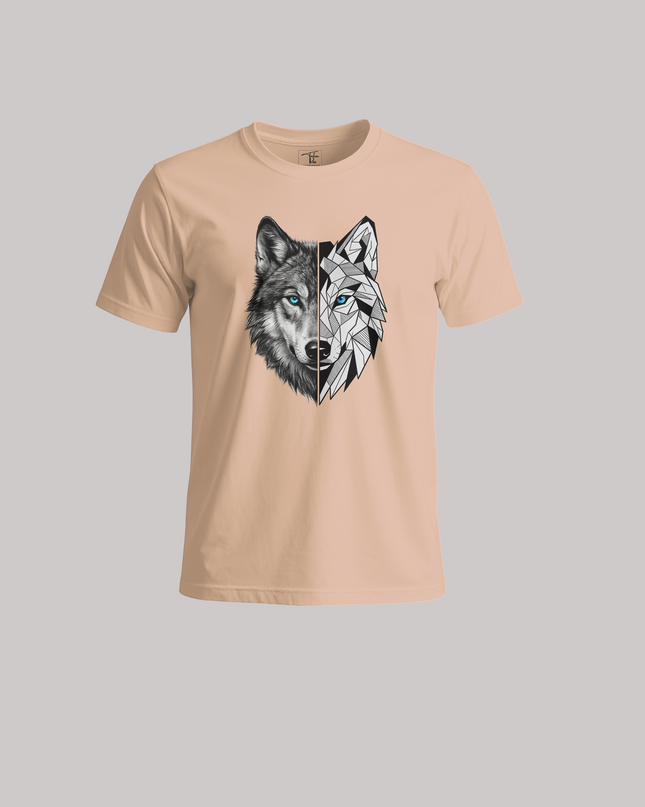 Dual Nature Wolf Unisex Classic Crew T-Shirt