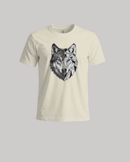 Dual Nature Wolf Unisex Classic Crew T-Shirt