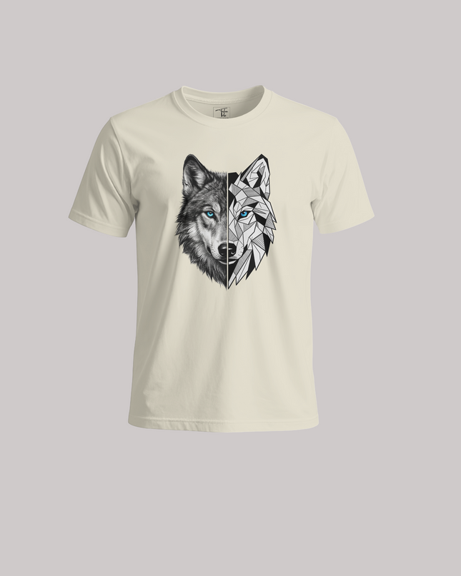 Dual Nature Wolf Unisex Classic Crew T-Shirt