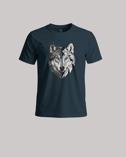 Dual Style Wolf Unisex Classic Crew T-Shirt