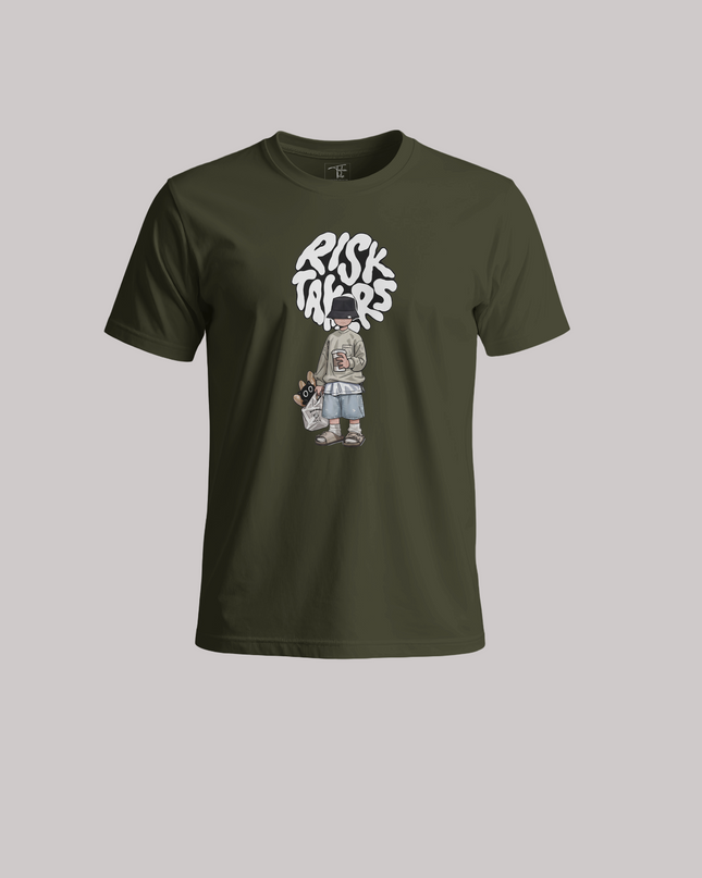 Risk Takers Graphic Unisex Classic Crew T-Shirt